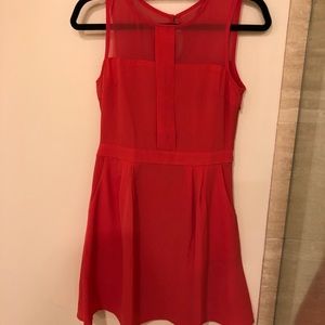 Easley red-orange dress size small